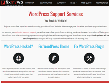 Tablet Screenshot of fixmywp.com